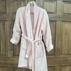 Hotel Collection Pink Waffle Robe